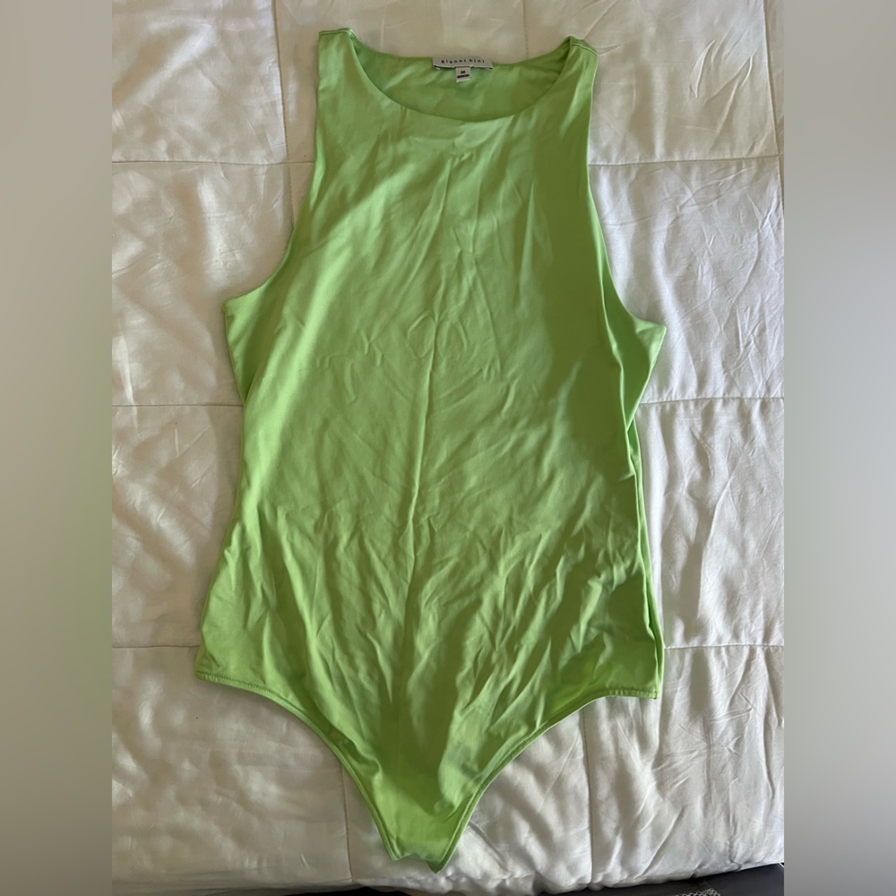 Gianni bini lime green body suit